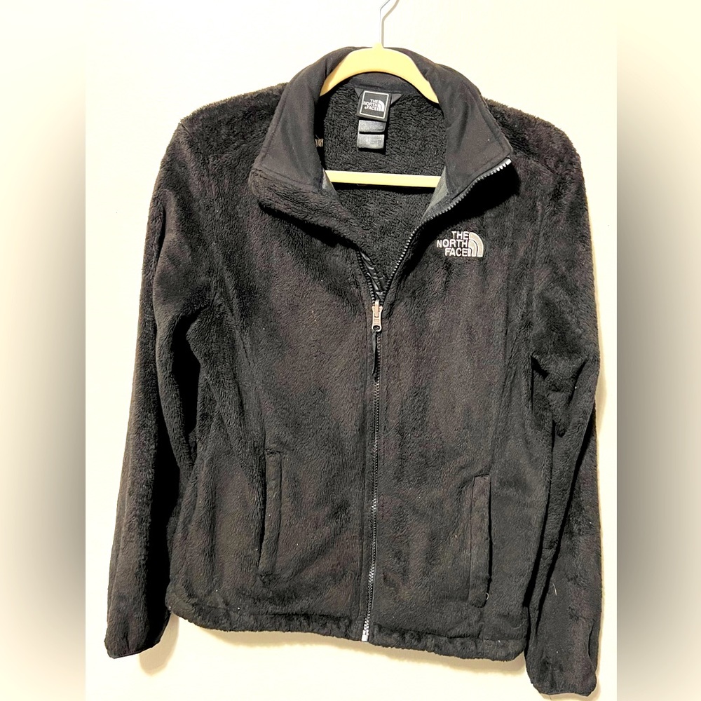 North Face Fuzzy Black Jacket